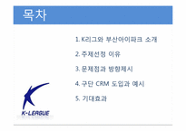 [경영정보론] K리그 고객관계관리시스템 제안-2