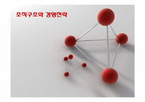 [경영조직론] 조직구조와 경영전략-1