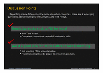 [국제경영] Starbucks international entry collaborate strategies(영문)-16