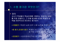 교육과정 및 평가- 수행평가-3