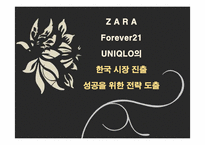 [패스트패션 분석] 자라(ZARA), Forever21(포에버21), UNIQLO(유니클로)의 한국 시장 진출 성공을 위한 전략 도출-1