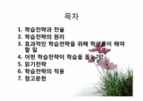 [교육심리] 학습전략과 공부기술-2