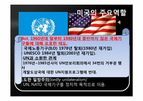 [국제기구론] 미국과 국제 기구의 관계-6