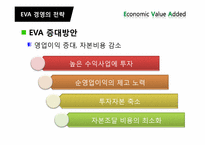 경제적부가가치 EVA(Economic Value added) 경영의 전략, 사례-13