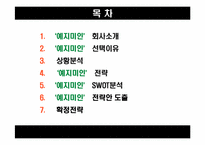 예지미인 경영전략-2