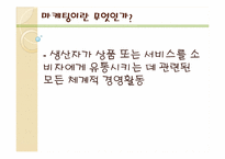 [경영학원론] 마케팅-4