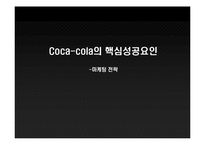 코카콜라 Coca-cola 핵심성공요인-15