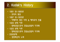 [국제경영전략] 이스트먼 코닥(eastman kodak) 실패사례-3