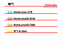 [생산관리] Home plus 홈플러스 경영정보 시스템-2