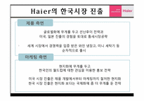 [글로벌 경영전략] 하이얼(Haier)의 한국 가전시장공략-10