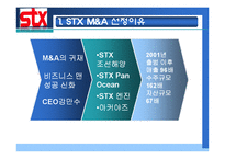 [전략경영] STX M&A 사례-3