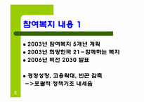 참여정부의 사회복지정책-6