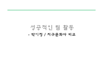 [조직과 문화] 성공적인 조직의 공통요인 조사(박이정 출판사와 지구문화사 비교)-1