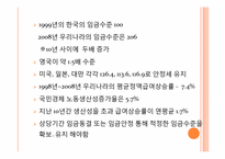 [노동경제학] 임금변화와 전망-14