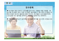 [노인복지] 노년기에 접어들면서 생긴 사회관계적 변화 조사(종교인, 비종교인 비교)-13