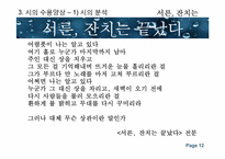[현대시론] 최영미의 `서른, 잔치는 끝났다` 작품분석-작가의 의도와 수용의 양상을 중심으로-12