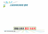 [스포츠 산업개론] 스포츠 미디어산업의 현황과 발전방향-5