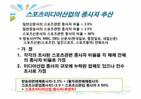 [스포츠 산업개론] 스포츠 미디어산업의 현황과 발전방향-20
