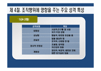 [조직행동론] 성격-17