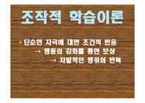 [조직행동론] 학습이론-11