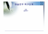 [조직행동론] 동기부여의 내용이론-5