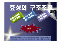 [조직행동] 효성의 구조조정과 조직변신-6