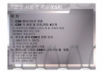 기업의 사회적 책임 CSR(Coporate Social Responsibility)-2