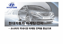 현대자동차 마케팅전략 -YF소나타 국내시장 마케팅 전략을 중심으로-1