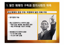 [한국정치] 유신체제의 성격과 모순(일인 지배의 총력안보 체제)-3