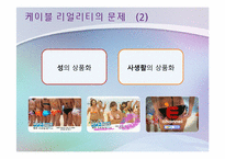 케이블 리얼리티 프로그램의 선정성과 폭력성에 관한 고찰-9