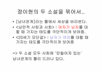 [여성과문학] 정이현의 낭만적 사랑과 사회와 20세기 모단걸을 통해 바라본 여성-14