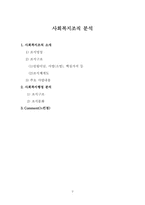 사회복지 조직 분석-2