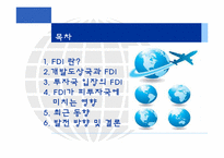 [국제경영론] 개발도상국에서의 FDI-3