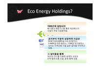 [증권시장] Eco Energy Holodings의 기업분석-4