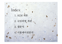 [위험관리론] ALM(asset liability management)개론과 기법 및 전략-2