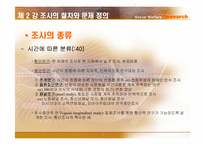 [사회복지조사론] 조사의 절차와 문제 정의-5