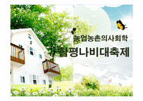 [농업농촌사회학] 함평 나비 대축제-1