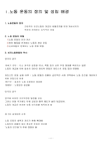 [현대정치의이해] 노동운동의 이해와 앞으로 나아갈 방향-2