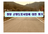 [환경영향평가론] 사전환경성 검토(청양 군량도로사업에 대한 평가)-1