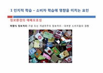 [소비자행동론] 인지적 학습과 행동주의적 접근-11