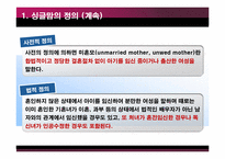 [성과사회] 싱글맘의 이해와 우리나라 싱글맘의 현황과 외국사례와 비교-3