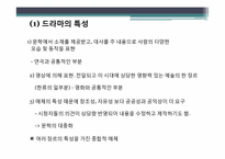 드라마의 특성에 따른 분류-1