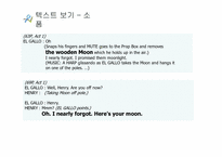 [영미희곡의이해] The Fantasticks의 연극의 특징(연극으로서의 무대 연출 효과 분석)-8