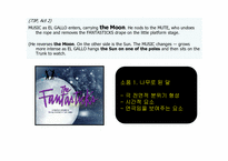 [영미희곡의이해] The Fantasticks의 연극의 특징(연극으로서의 무대 연출 효과 분석)-9