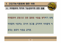 [인체영양학] 건강기능 식품법-11