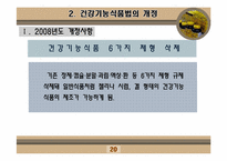 [인체영양학] 건강기능 식품법-20