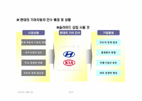 [경영학] 현대자동차의 기아자동차 인수과정 및 효과-9