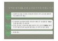 [무역정책론] 농산물 무역정책 및 우리나라 농산물 지원대책-8
