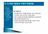 [위험관리] VAR의 측정-17