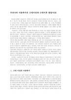 우리나라 아동복지의 근대이전과 근대이후 발달사00-1